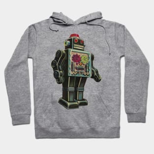 Vintage Mechanical Gear Robot Sci-Fi Hoodie